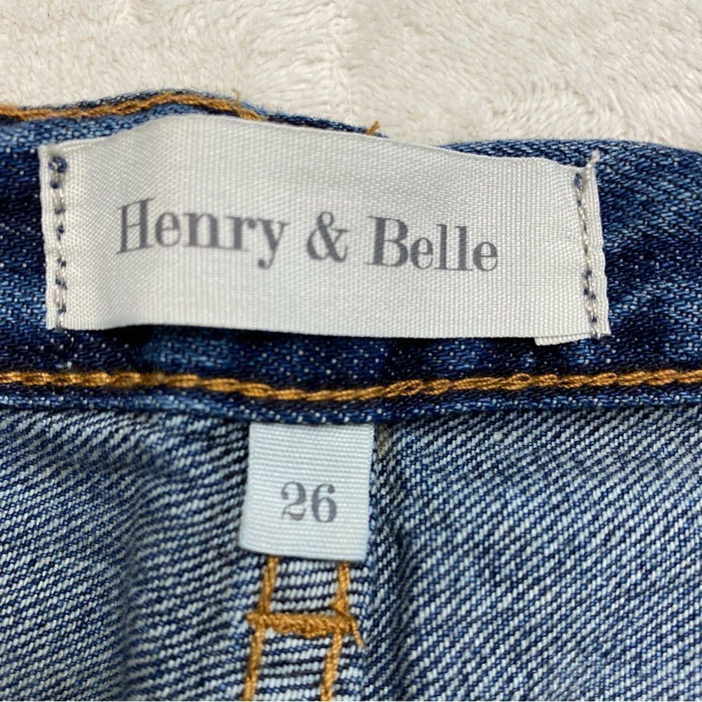 HENRY & BELLE PATCHWORK BOYFRIEND JEANS - Picture 8 of 15